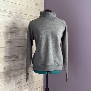TNA Cotton Blend Oversized Grey Sweatshirt